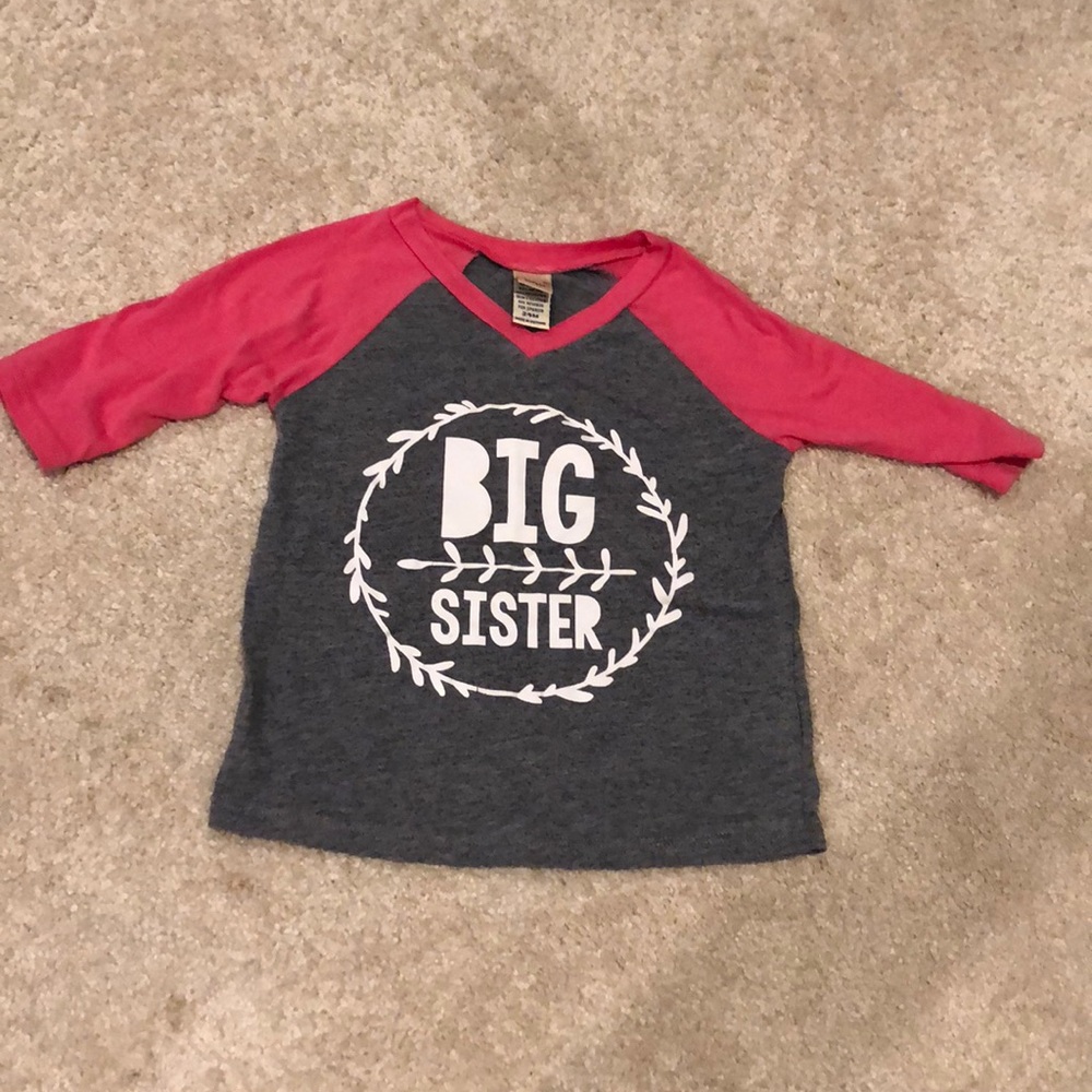 24M big sister tee. WORN ONCE!